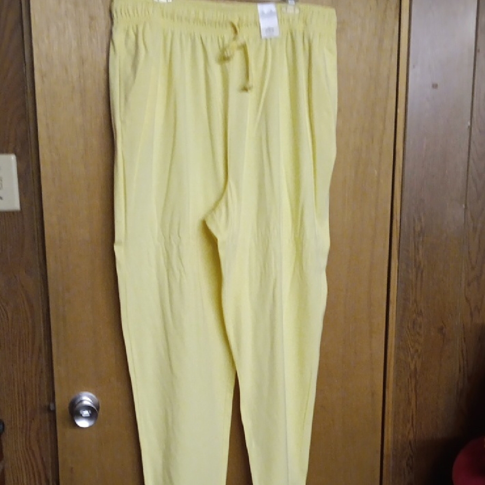 Women's Yellow Joggers
